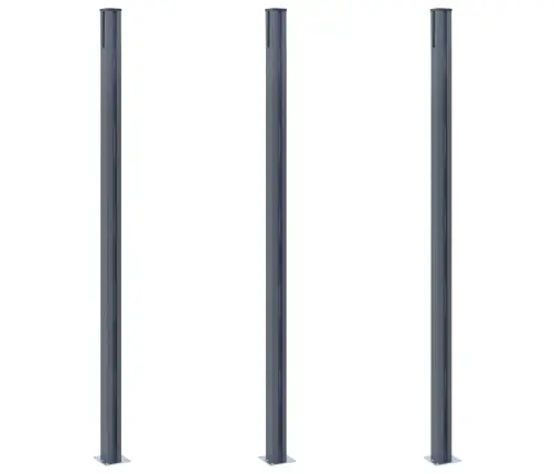 Aiapostid, 3 Tk, Tumehall, 185 cm Alumiinium