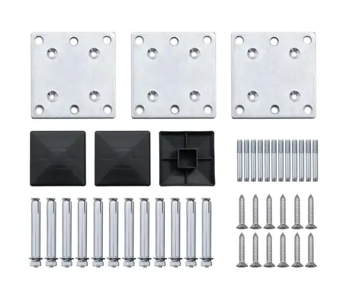 Aiapostid, 3 Tk, Tumehall, 185 cm Alumiinium