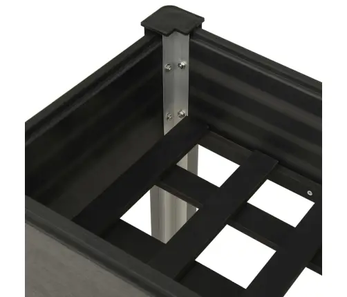 Augstā Puķu Kaste, 75X40X75 Cm, Pelēks Wpc Vidaxl