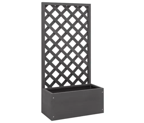 Vīteņaugu Režģis Ar Puķu Kasti, 65X30X135 Cm, Wpc Vidaxl