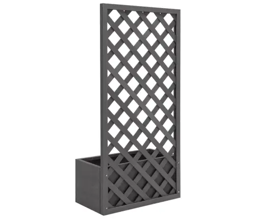 Vīteņaugu Režģis Ar Puķu Kasti, 65X30X135 Cm, Wpc Vidaxl