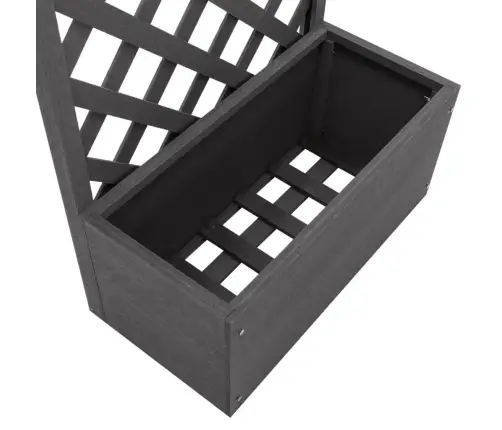 Vīteņaugu Režģis Ar Puķu Kasti, 65X30X135 Cm, Wpc Vidaxl