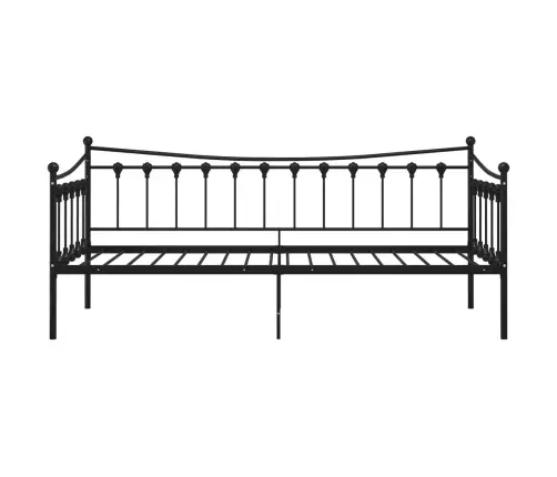 Diivanvoodi Raam Must Metallist 90 X 200 Cm