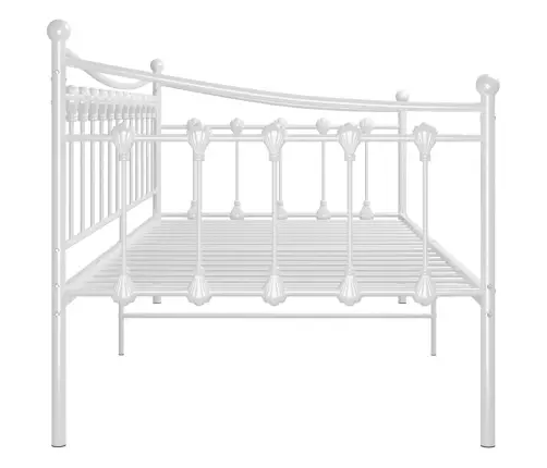 Dīvāngulta, Balta, Metāls, 90X200 Cm Vidaxl