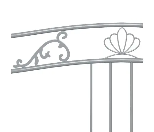 Dīvāngultas Rāmis, Pelēks Metāls, 90X200 Cm Vidaxl