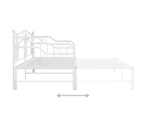 Ištraukiamos Sofos-Lovos Rėmas, Baltas, 90X200cm Metalas