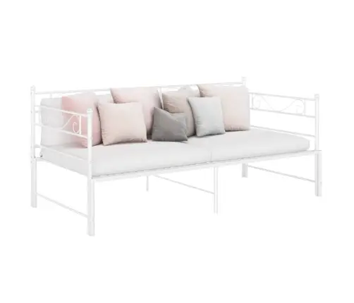Ištraukiamos Sofos-Lovos Rėmas, Baltas, 90X200cm Metalas