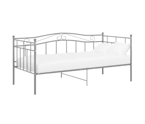 Sofos-Lovos Rėmas, Pilkos Spalvos, 90X200cm Metalas