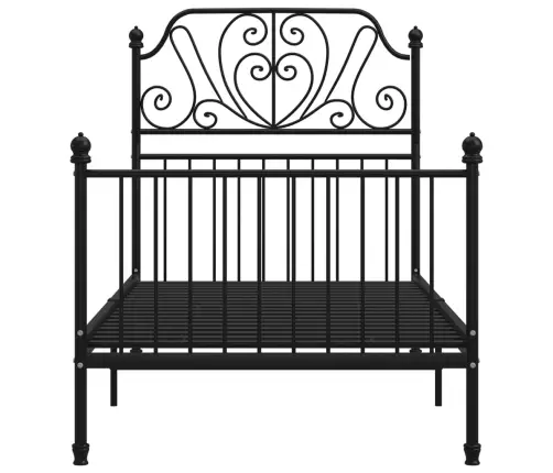 Lovos Rėmas, Juodos Spalvos, 100X200cm Metalas