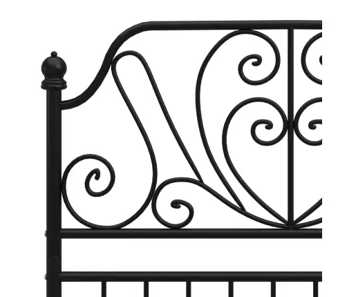 Lovos Rėmas, Juodos Spalvos, 100X200cm Metalas