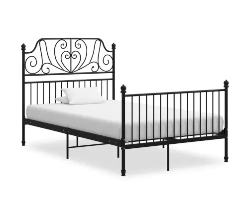 Lovos Rėmas, Juodos Spalvos, 120X200cm Metalas