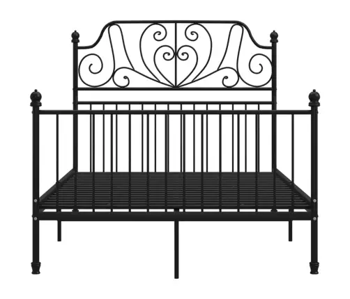 Lovos Rėmas, Juodos Spalvos, 120X200cm Metalas