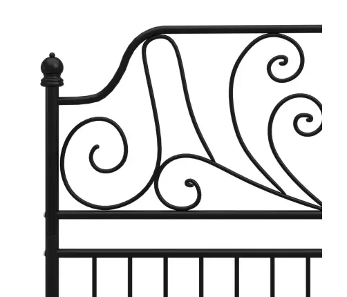 Lovos Rėmas, Juodos Spalvos, 120X200cm Metalas