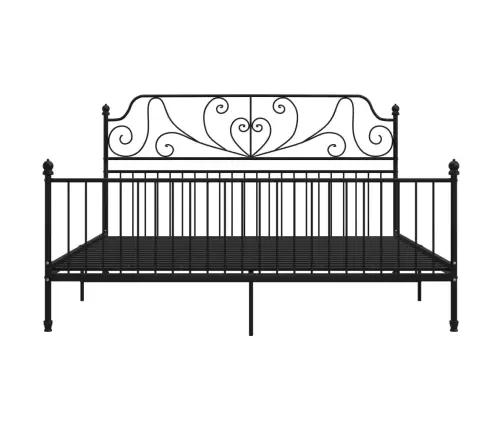 Lovos Rėmas, Juodos Spalvos, 180X200cm Metalas