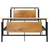 Gultas Rāmis, Metāls, 120X200 Cm Vidaxl