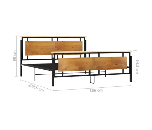 Voodiraam, Metall, 180X200 Cm