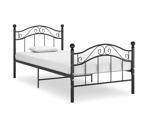 Lovos Rėmas, Juodos Spalvos, 90X200cm Metalas