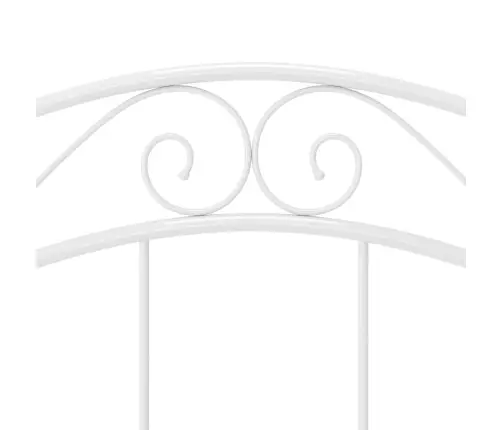 Gultas Rāmis, Balts Metāls, 90X200 Cm Vidaxl