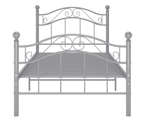 Voodiraam, Hall, Metall, 100 X 200 Cm