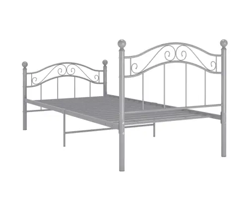 Voodiraam, Hall, Metall, 100 X 200 Cm