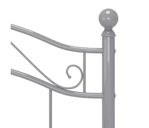 Voodiraam, Hall, Metall, 100 X 200 Cm