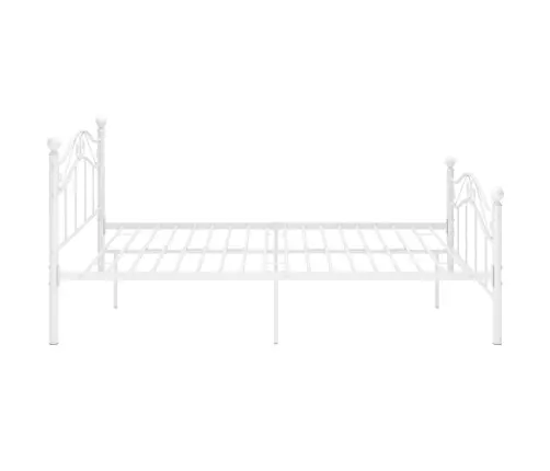 Gultas Rāmis, Balts Metāls, 120X200 Cm Vidaxl