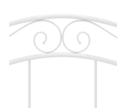 Gultas Rāmis, Balts Metāls, 120X200 Cm Vidaxl