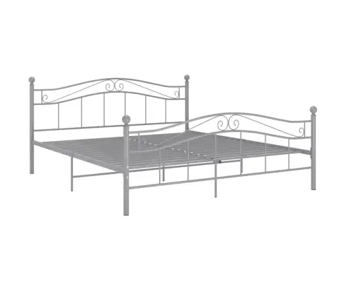 Voodiraam, Hall, Metall, 180 X 200 Cm