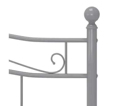 Voodiraam, Hall, Metall, 180 X 200 Cm