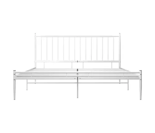 Gultas Rāmis, Balts Metāls, 180X200 Cm Vidaxl