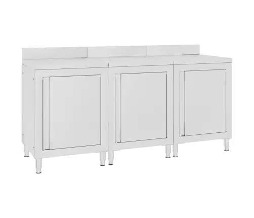 Töölaud Kapiga, 180 X 60 X 96 cm Roostevaba Teras