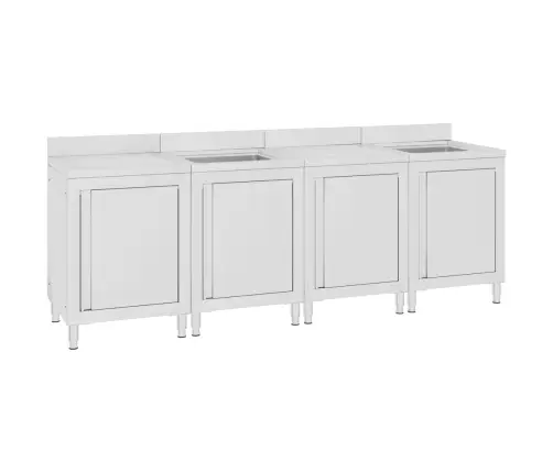 Kommertsköögi Valamukomplekt 240 X 60 X 96 cm Roostevaba Teras