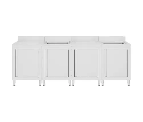 Kommertsköögi Valamukomplekt 240 X 60 X 96 cm Roostevaba Teras