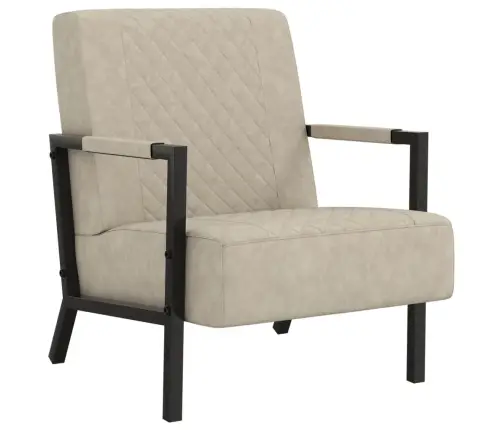 Krėslas, Šviesiai Pilkos Spalvos, Dirbtinė Oda