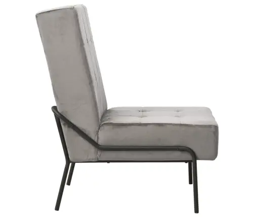 Atpūtas Krēsls, 65X79X87 Cm, Gaiši Pelēks Samts Vidaxl