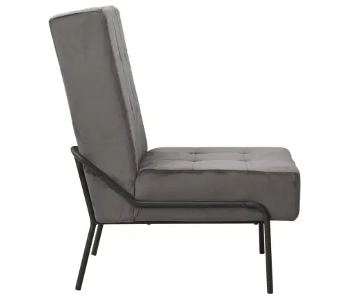 Atpūtas Krēsls, 65X79X87 Cm, Tumši Pelēks Samts Vidaxl