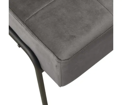 Atpūtas Krēsls, 65X79X87 Cm, Tumši Pelēks Samts Vidaxl