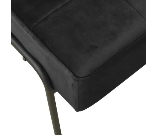 Atpūtas Krēsls, 65X79X87 Cm, Melns Samts Vidaxl