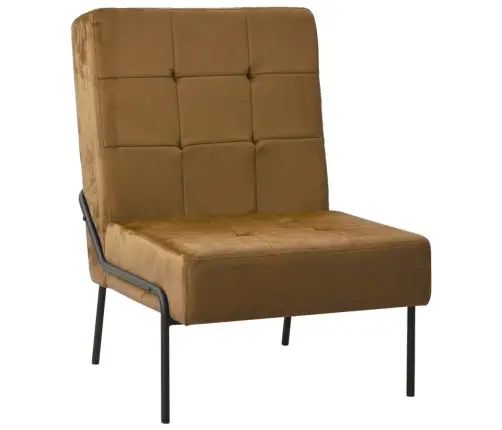 Poilsio Kėdė, Rudos Spalvos, 65X79X87cm Aksomas