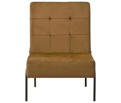 Poilsio Kėdė, Rudos Spalvos, 65X79X87cm Aksomas