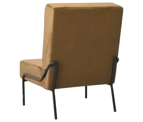 Poilsio Kėdė, Rudos Spalvos, 65X79X87cm Aksomas