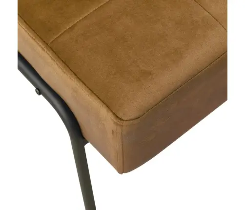 Poilsio Kėdė, Rudos Spalvos, 65X79X87cm Aksomas