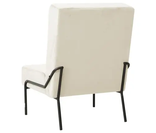 Puhketool, 65 X 79 X 87 cm Kreemjasvalge, Samet