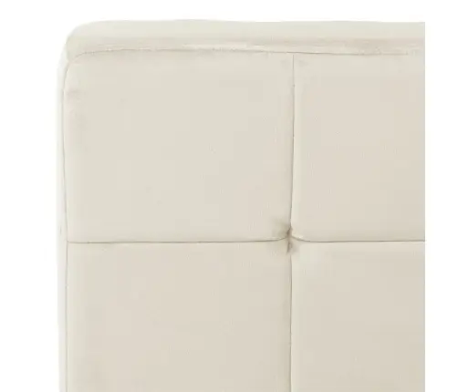 Puhketool, 65 X 79 X 87 cm Kreemjasvalge, Samet