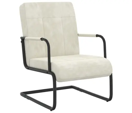 Konsoles Krēsls, Krēmbalts Samts Vidaxl