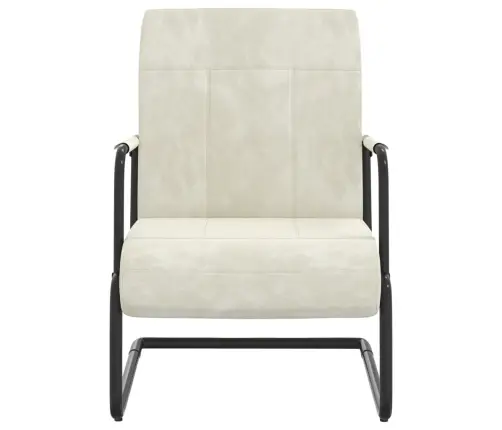 Konsoles Krēsls, Krēmbalts Samts Vidaxl