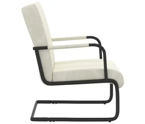 Konsoles Krēsls, Krēmbalts Samts Vidaxl