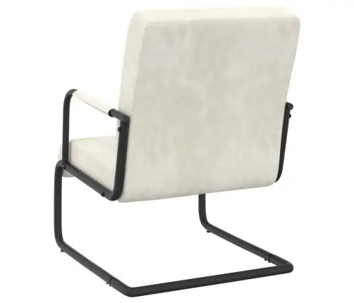 Konsoles Krēsls, Krēmbalts Samts Vidaxl