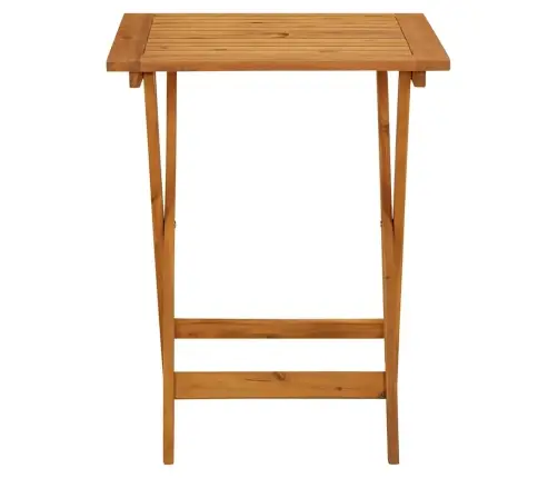 Saliekams Dārza Galds, 60X60X75 Cm, Akācijas Masīvkoks Vidaxl