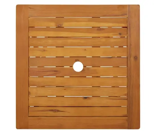 Saliekams Dārza Galds, 60X60X75 Cm, Akācijas Masīvkoks Vidaxl